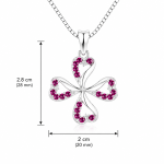 Royal Pink Blossom Pendant